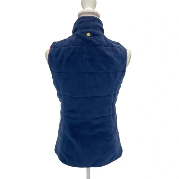 NWT Lilly Pulitzer Brooklee Reversible Vest Small Pink/Navy - Picture 10 of 16